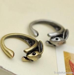 Lovely Romantic Cute Small Mouse Ring For Lady Girl NEW