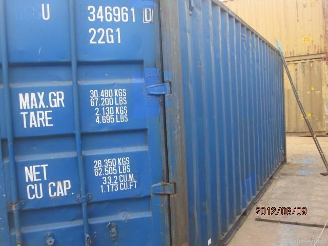 New Container, Second Hand Container, Container, Used Container