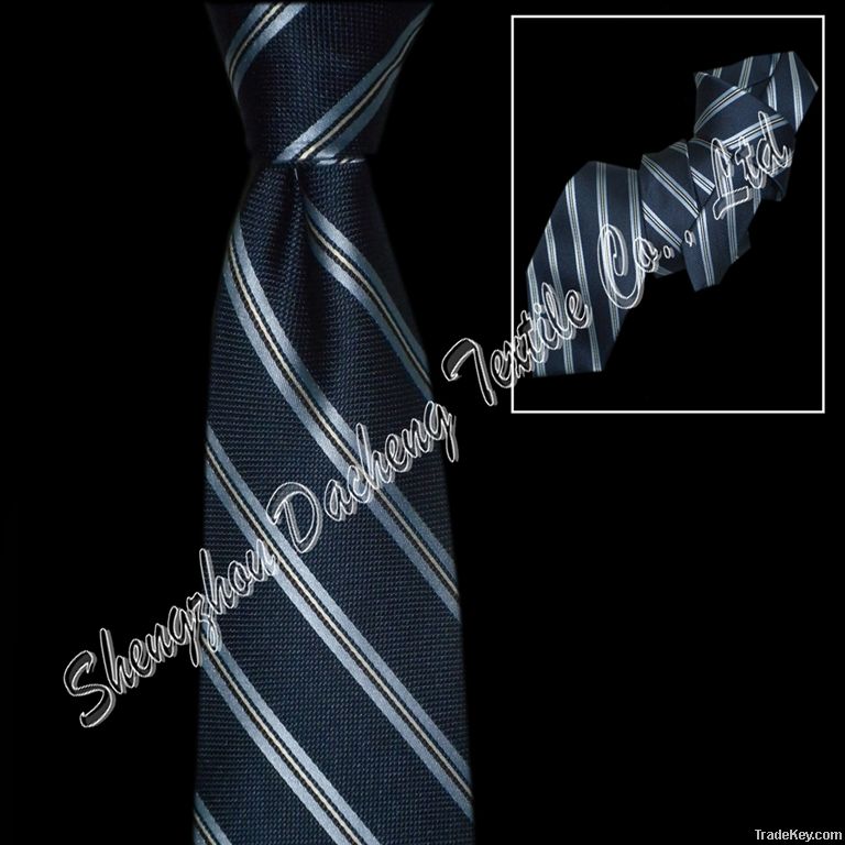 100% pure silk stripe necktie