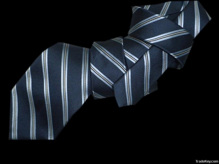 100% pure silk stripe necktie