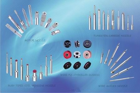Coil Winding Nozzles, Wire Guide Pulleys, Motr Nozzle, Ruby Nozzle, Roller