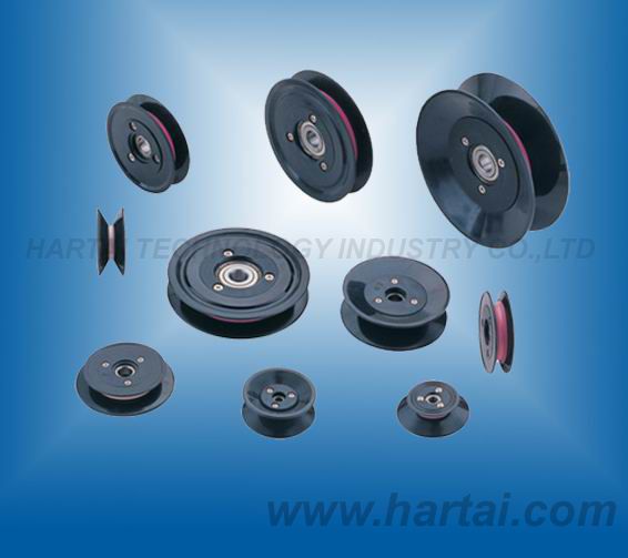 Flanged Wire Guide Pulleys(Wire Roller) For Cable Making Machine Wire