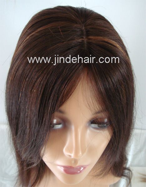 JinDe quality silk top jewish wig