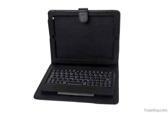 Movable Bluetooth Wireless Keyboard with PU Leathercase for ipad2/ipad