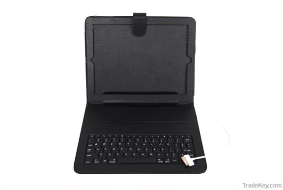 Keyboard Leather case for iPad/iPad2