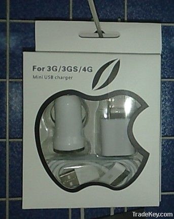 iPhone/iPod 3in1 charger kit(US Standard)