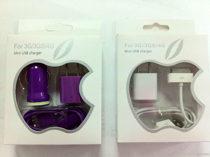 iPhone/iPod 3in1 charger kit(US Standard)