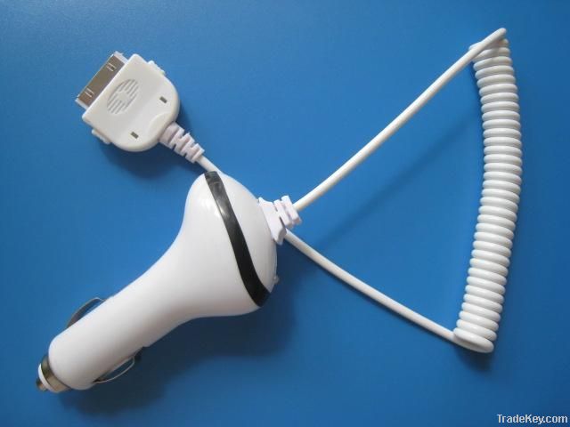 iPad/iPad2 Car charger with extension cable