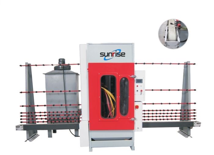 Glass sandblasting machine