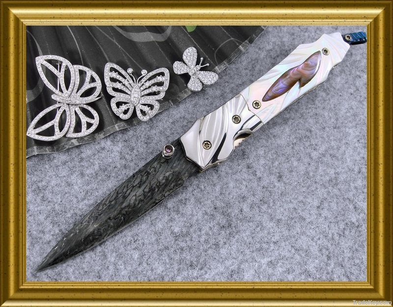 Wholesale New Damascus Handmade Knife & Free shipping ( High Quality )