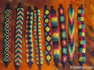 flat beaded bracelets