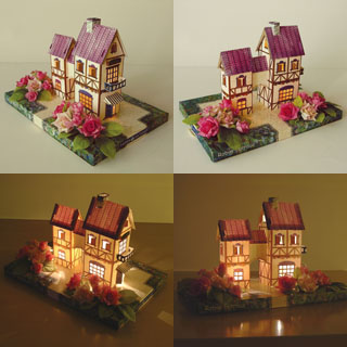3D lighting paper model- Robin Terrace