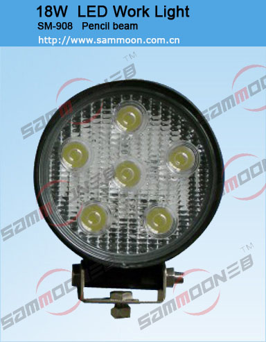 18W Spot LED Work Light_ SM-908