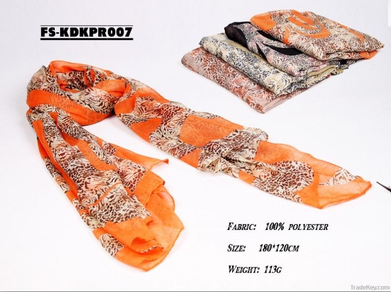 Animal printed scarf women's scarves fashion scarf leopard scarf