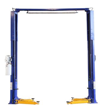 Electric two post clear floor auto lifts