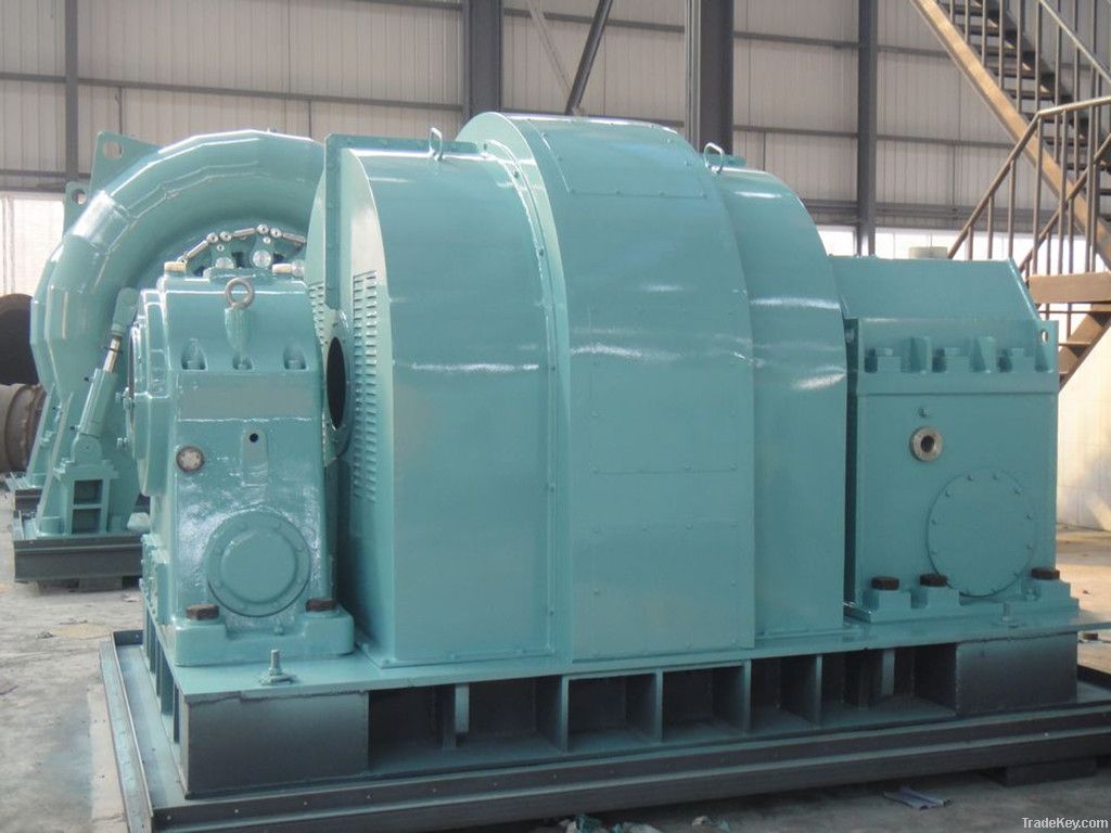 axial turbine generating unit