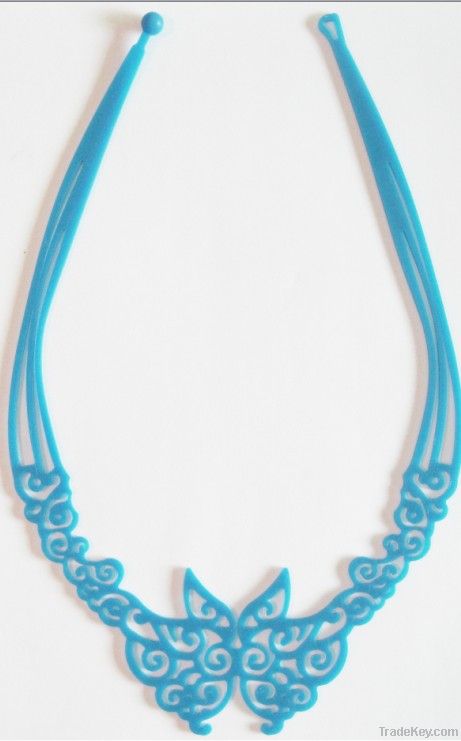 Silicone rubber necklace