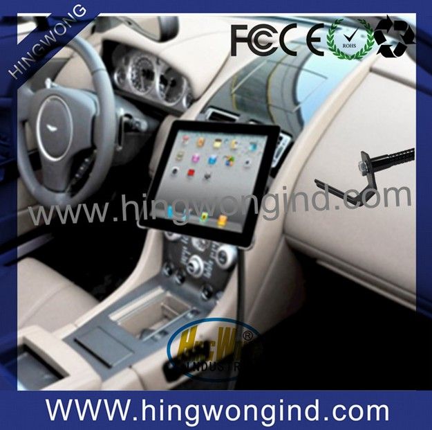 Flexible gooseneck car mount for iPad 7-10 inch tablets car kits