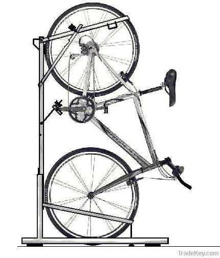 Vertical bike racks