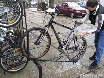 Vertical bike racks