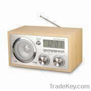 Multifunction wooden radio