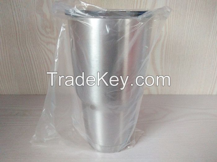 2016 Hot Sell silver YETI type Rambler Tumbler 30oz Travel Vehicle Bee