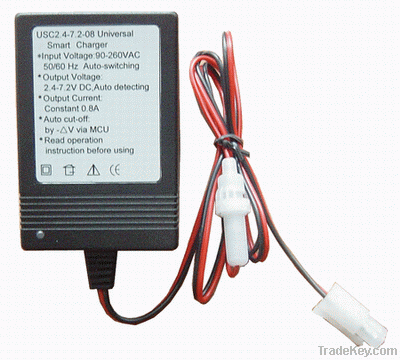 Universal samrt Fast Charger for Ni-MH battery pack(wall type)