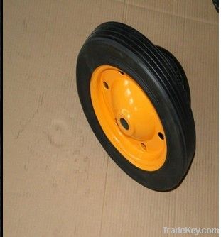 solid rubber wheel/wheelbarrow wheel