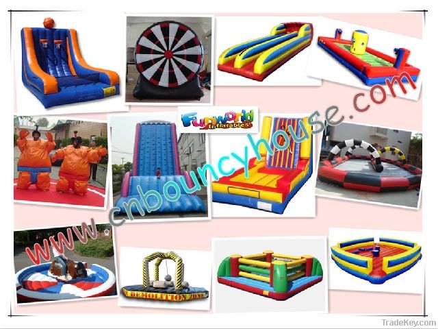 Funny inflatable sport games / Rock climbing/Bungee run