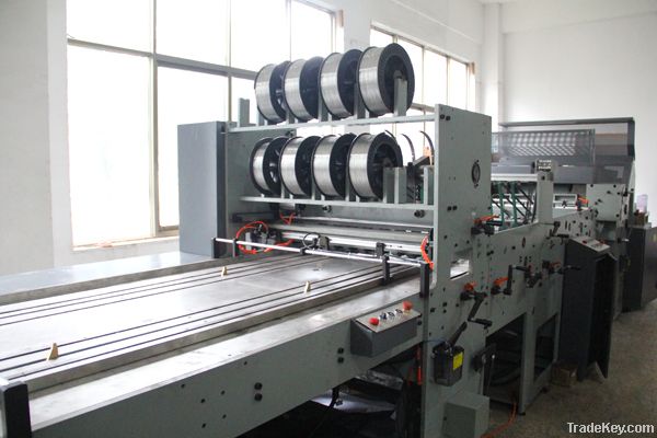 LD-1020 web high speed flexographic wire riding nail side stitching pr