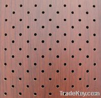 Grooved acoustic panel