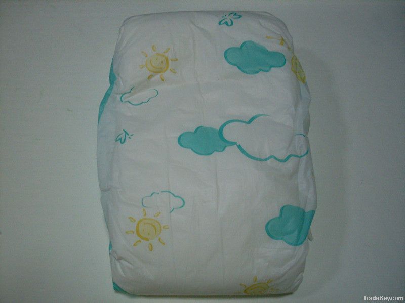 soft breathable baby diaper for fluff pulp