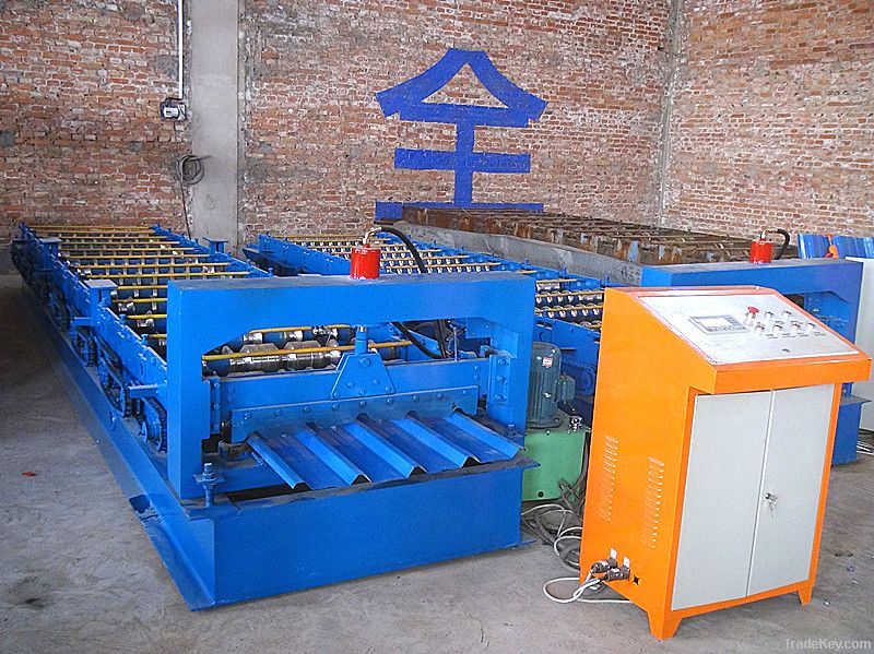 Trapezoid Profile Colored Steel Roofing Sheet Roll Forming Machine