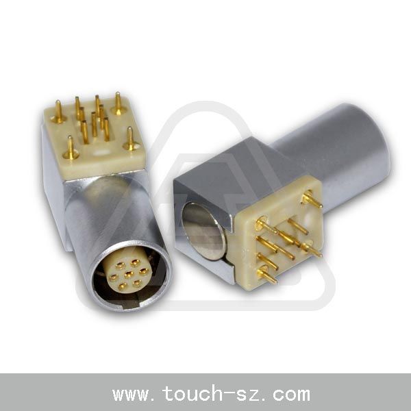 LEMO push-pull connector EPG elbow receptacle