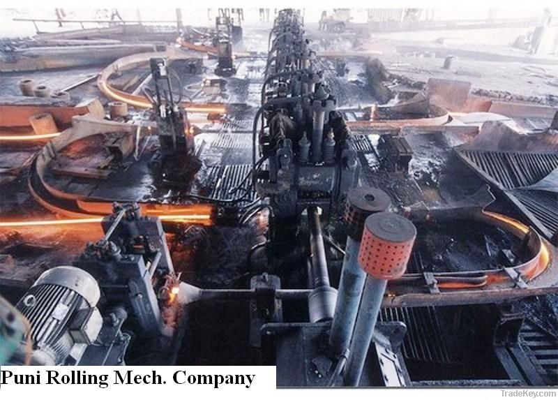 T.M.T. Bar steel rolling mill plant