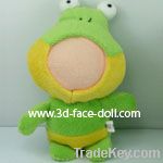 10cm frog 3d face doll---xulong industry co., ltd