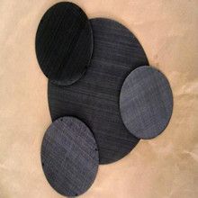 60 mesh High Quality Low Carbon Steel Plain weave black wire cloth