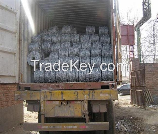 PVC Coated Plastic Barbed Wire 100m Manufacturer (High Quality)