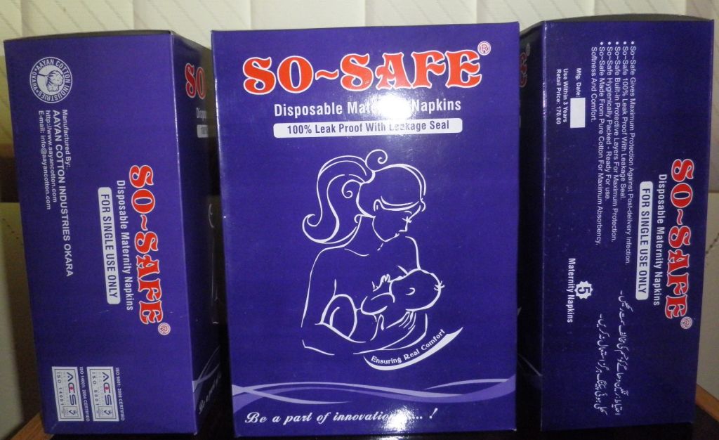 SO~SAFE  Maternity Napkins