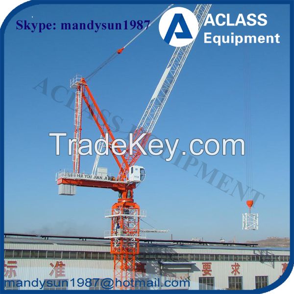 Supply QTD125 10t Self-erecting Luffing Jib Tower Crane