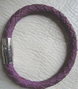 fashion genuine braid leather bracelet