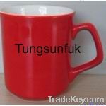 Red ceramic SPARTA mug