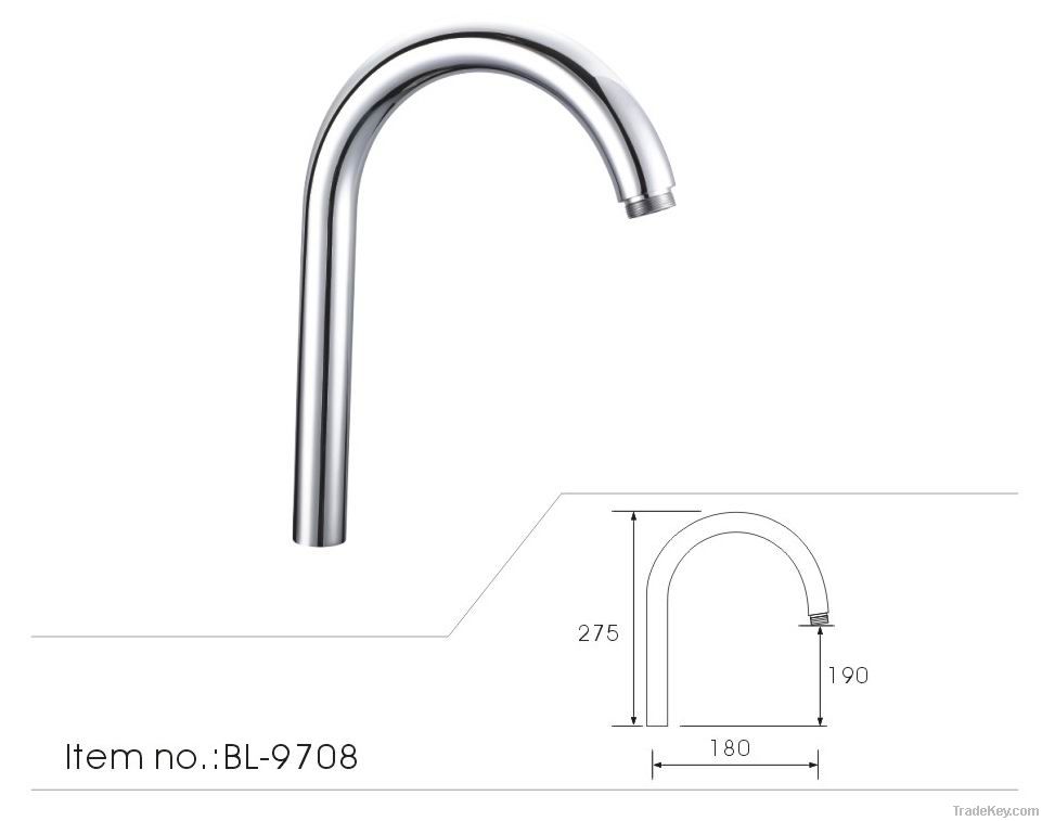 good quality brass faucet spout(BL-9708)