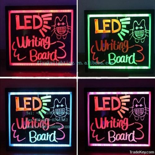 Fluorescent LED advertising board; LED Board for sales promotion
