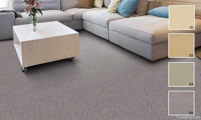 cut pile plush carpet for hotels/motels
