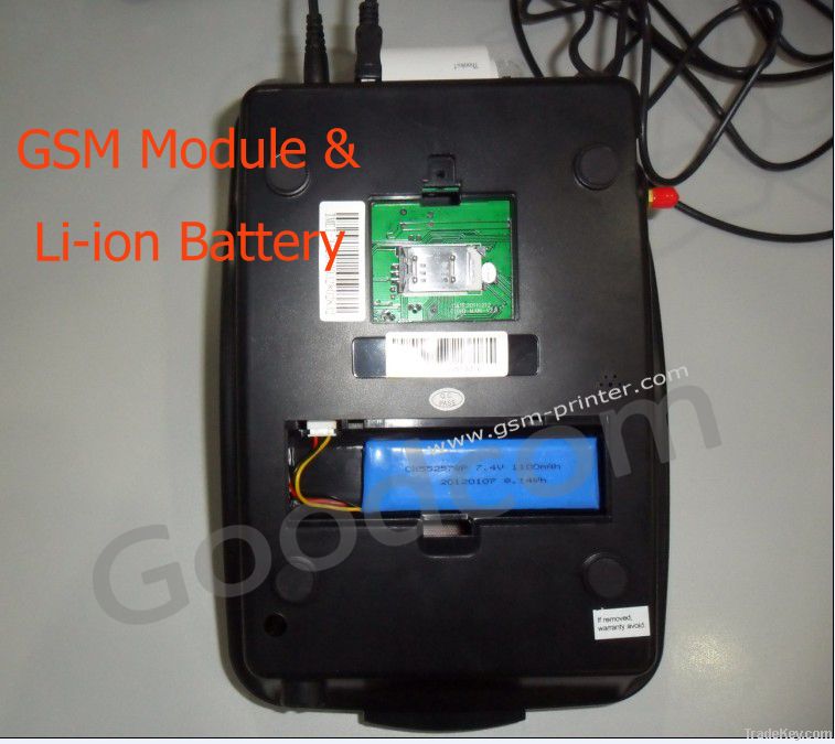 GPRS GSM SMS USSD Printer for mobile airtime recharger