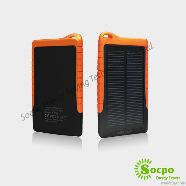 Solar Mobile Charger, Portable Charge, 7200mAh, 1.2w Solar panel