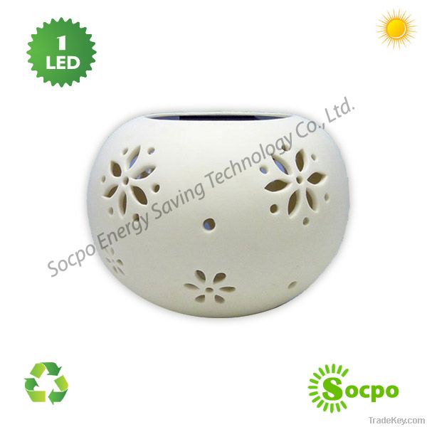 Solar Ceramic Light, Solar Garden Lamp, Home Decorative light