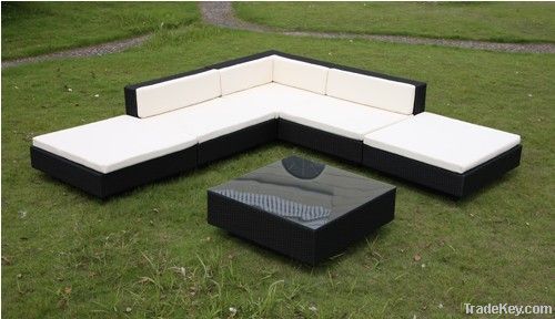 Cozy Garden Furniture-Rattan Sofa Set
