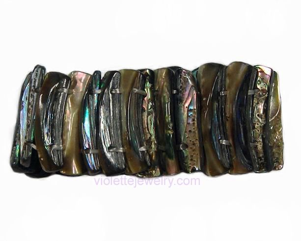 paua shell bracelet